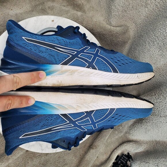 Asics Shoes Mens Size 11.5 Blue Textile Gel-Excite 8 Athletic Sneakers *Read* - Picture 8 of 10